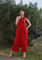 Vibrant Red thread dress