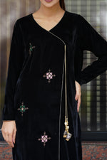 Black Angrakha embroidered