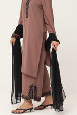 3 piece Mocha brown dress