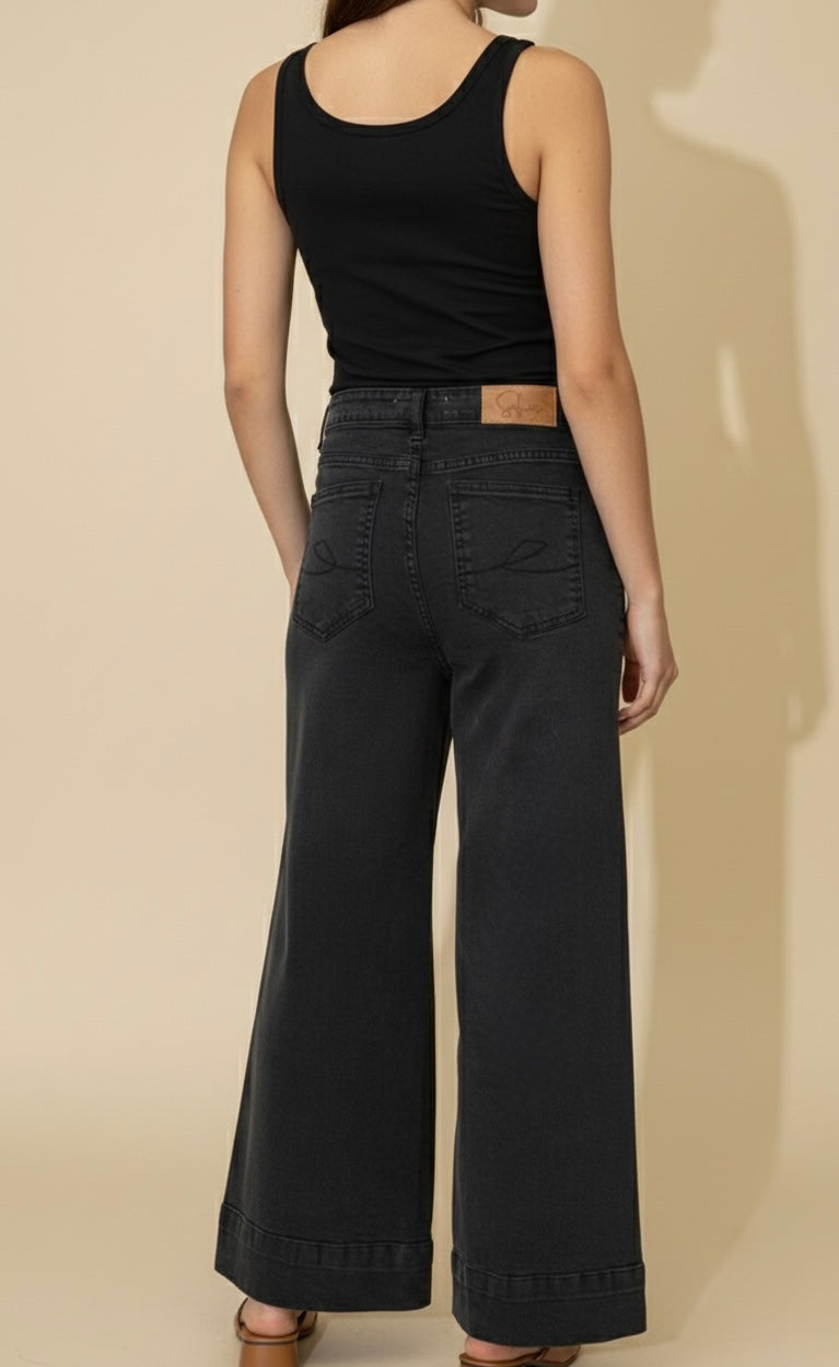 Back culottes jeans
