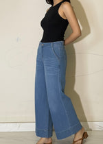 Back culottes jeans