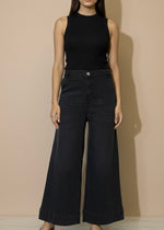 Back culottes jeans