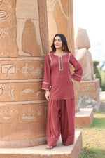 Rose gold Farshi set